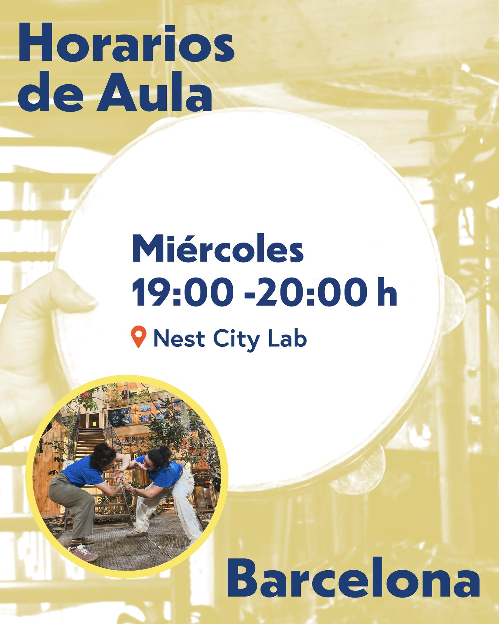 horario Nest: miércoles 18:00-19:00